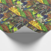 Gemeenschappelijke draden van menselijke interacti cadeaupapier (Hoek)