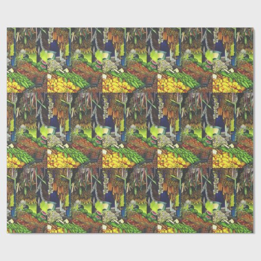 Gemeenschappelijke draden van menselijke interacti cadeaupapier (Vlak)