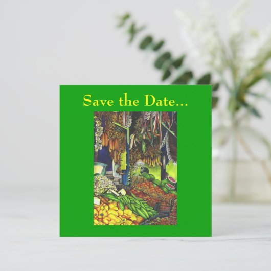 Gemeenschappelijke draden van menselijke interacti save the date (Staand voorkant)