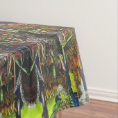 Gemeenschappelijke draden van menselijke interacti tafelkleed (Voorbeeld)