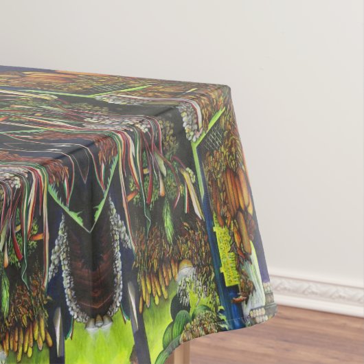 Gemeenschappelijke draden van menselijke interacti tafelkleed (Voorbeeld)