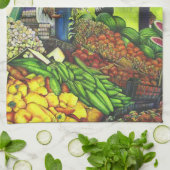 Gemeenschappelijke draden van menselijke interacti theedoek (Gevouwen)