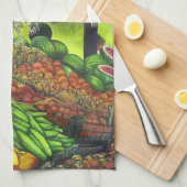 Gemeenschappelijke draden van menselijke interacti theedoek (Quarter Fold)