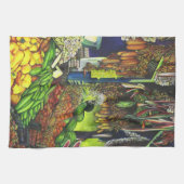 Gemeenschappelijke draden van menselijke interacti theedoek (Horizontaal)