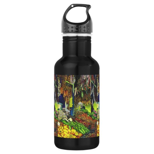 Gemeenschappelijke draden van menselijke interacti waterfles  (Voorkant)