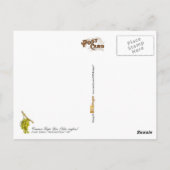 Gemeenschappelijke druivenwijn -  afbeelding briefkaart (Achterkant)