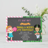 Gemeenschappelijke football Cheerleader Kaart (Staand voorkant)