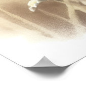 Gemeenschappelijke geruite vlinder Art Print Poste (Hoek)