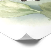 Gemeenschappelijke geruite vlinder Art Print Poste (Hoek)