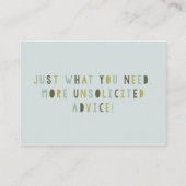 Gemeenschappelijke inspanning koppels Baby shower  Advieskaart (Achterkant)