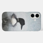 Gemeenschappelijke Loon Vogel Schilderen Initialen Case-Mate iPhone Case (Achterkant (horizontaal))