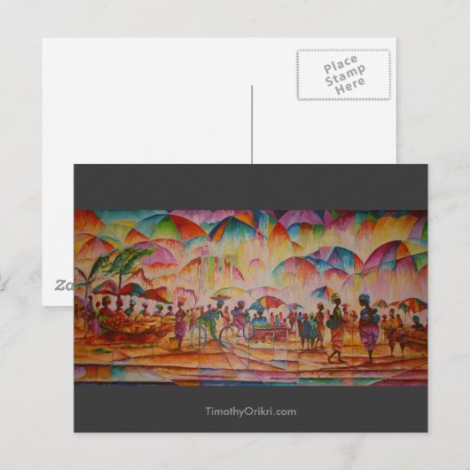 Gemeenschappelijke markt - Briefkaart (Voorkant / Achterkant)