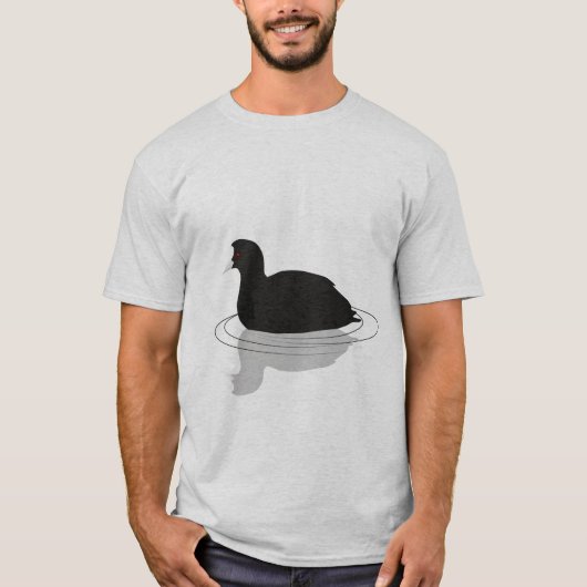 Gemeenschappelijke meerkoet t-shirt (Voorkant)