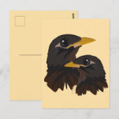 Gemeenschappelijke Mina Vogels Briefkaart (Voorkant / Achterkant)