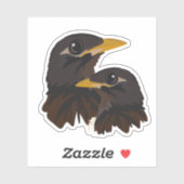 Gemeenschappelijke Mina Vogels Sticker (Vel)
