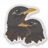 Gemeenschappelijke Mina Vogels Sticker (Voorkant)