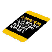 GEMEENSCHAPPELIJKE SENSE IS ZOALS DEODORANT FUNNY  MAGNEET (Linkerzijde)