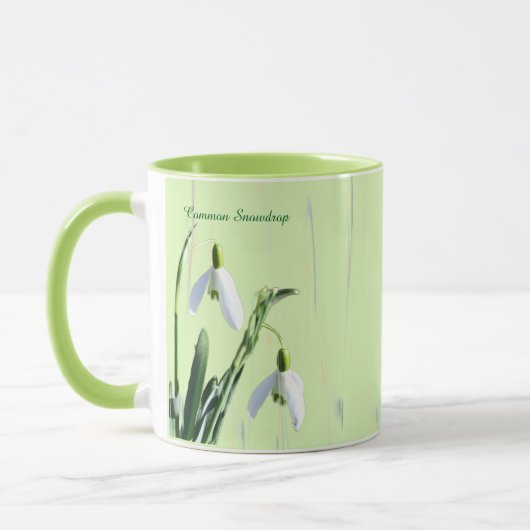 Gemeenschappelijke Snowdrop Flowers Mok (Links)