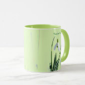 Gemeenschappelijke Snowdrop Flowers Mok (Voorkant rechts)