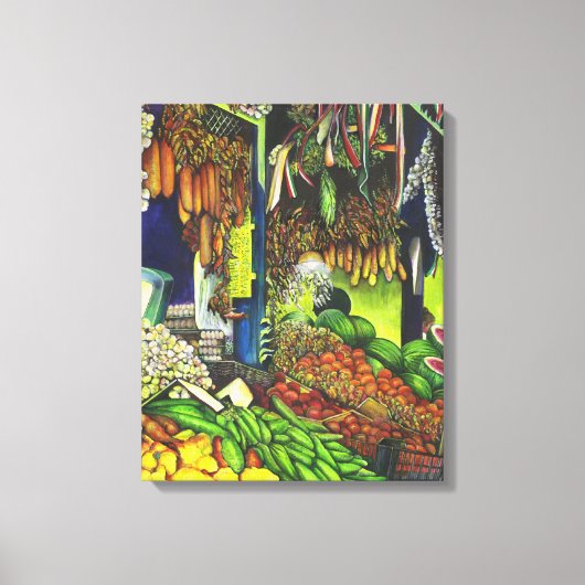 Gemeenschappelijke Threads van menselijke interact Canvas Afdruk (Voorkant)