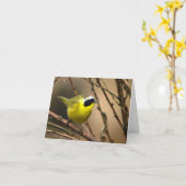 Gemeenschappelijke Yellowthroat • Joe Sweeney - Kaart (Gele Bloem)