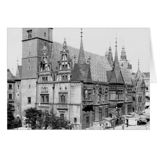 Gemeente Breslau Polen, c.1910 (Voorkant Horizontaal)