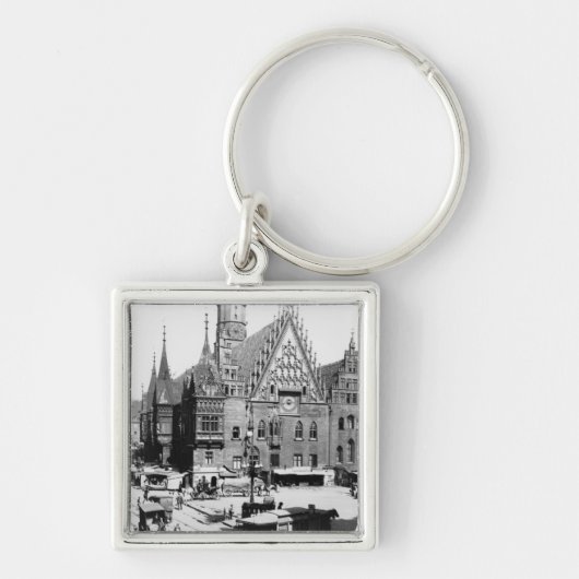 Gemeente Breslau Polen, c.1910 Sleutelhanger (Voorkant)