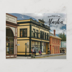 Gemeente en Borough of Skagway Alaska Briefkaart