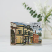 Gemeente en gemeente Skagway Alaska Briefkaart (Staand voorkant)