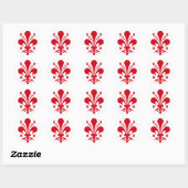 Gemeente Florence Ronde Sticker (Vel)