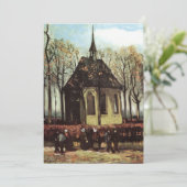 Gemeente in de kerk, Nuenen door Vincent van Gogh (Staand voorkant)