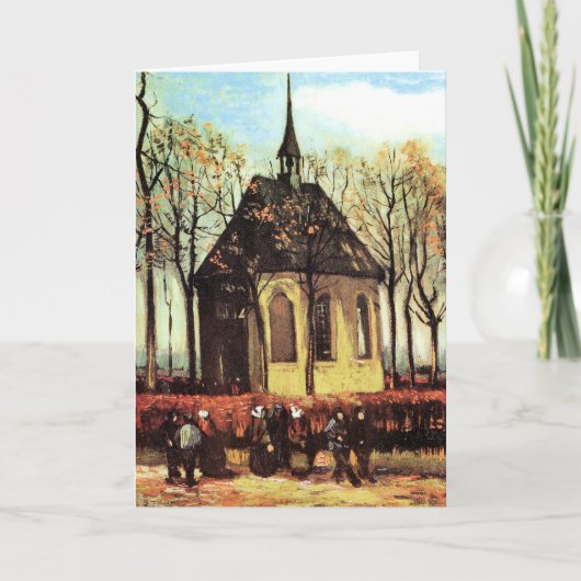Gemeente verlaat Hervormde Kerk Kaart (Voorkant)