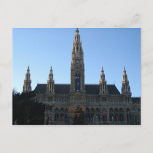 Gemeentehuis in Wenen, Oostenrijk Briefkaart