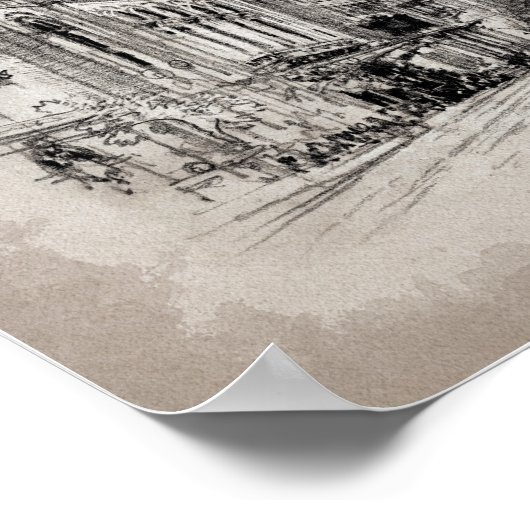  gemeentehuis Philadelphia Poster (Hoek)