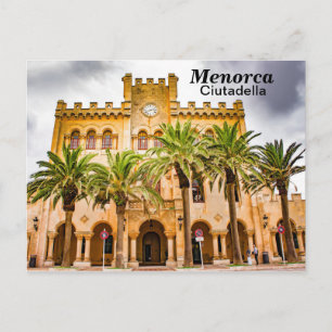 Gemeentehuis van Menorca Ciutadella Briefkaart