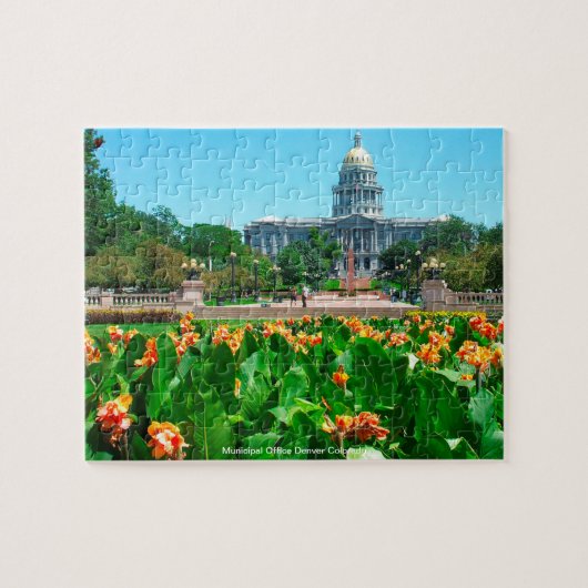 Gemeentekantoor Denver Colorado Legpuzzel (Horizontaal)