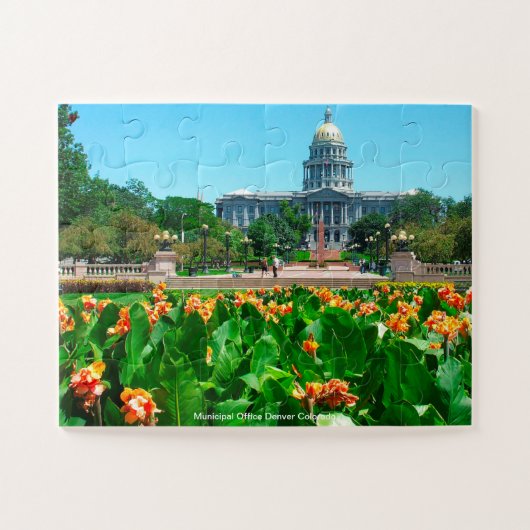 Gemeentekantoor Denver Colorado Legpuzzel (Horizontaal)