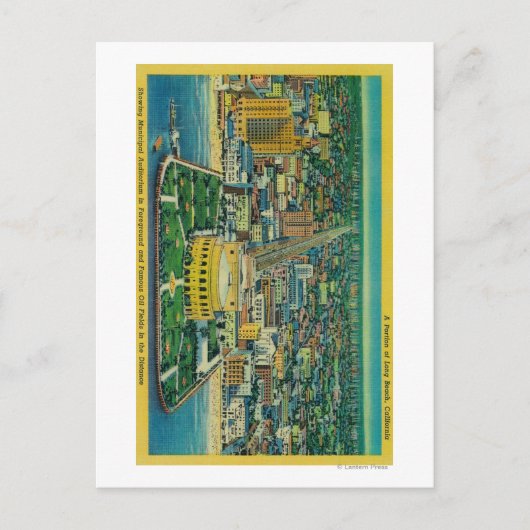 Gemeentelijke Auditorium op strand Briefkaart (Voorkant)