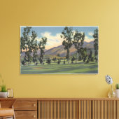 Gemeentelijke Golfcursus in Griffith Park Canvas Afdruk (Insitu (Woonkamer))