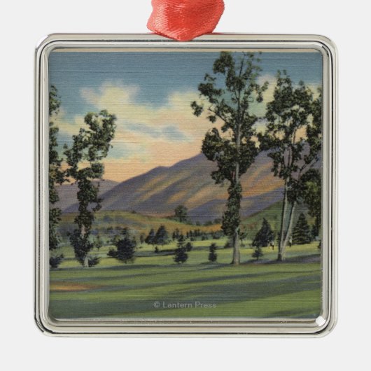 Gemeentelijke Golfcursus in Griffith Park Metalen Ornament (Voorkant)