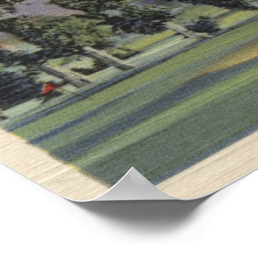 Gemeentelijke Golfcursus in Griffith Park Poster (Hoek)