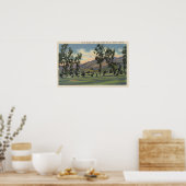 Gemeentelijke Golfcursus in Griffith Park Poster (Keuken)