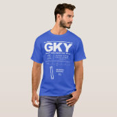 Gemeentelijke luchthaven Arlington GKY T-shirt (Voorkant volledig)