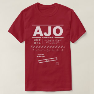 Gemeentelijke luchthaven van Corona AJO T-shirt