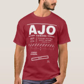 Gemeentelijke luchthaven van Corona AJO T-shirt (Voorkant)