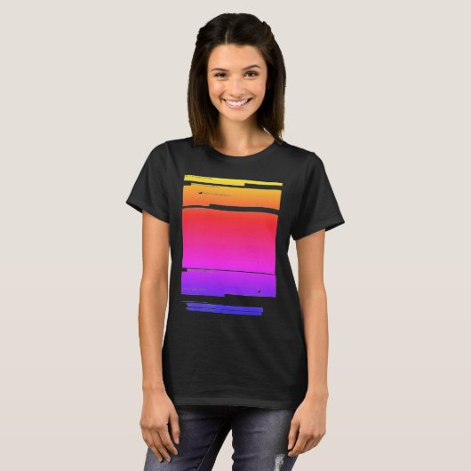Gemeld Mueller Rapport Chillwave esthetisch T-shirt (Voorkant volledig)