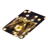 Gemelde champagneflut, close-up magneet (Linkerzijde)