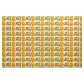 Gemelde Cheddar Grilled-kaas Sandwich Fabric Stof (Fat Quarter)