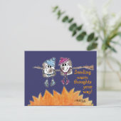 Gemelde Marshmallows Briefkaart (Staand voorkant)