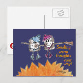 Gemelde Marshmallows Briefkaart (Voorkant / Achterkant)